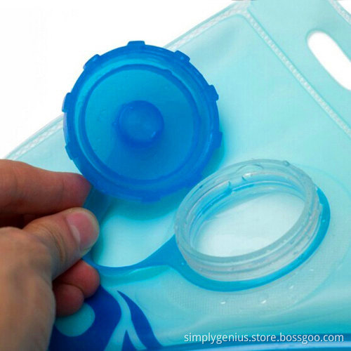 leakproof easy to clean foldable drinking water bottler cooler bag 2L
